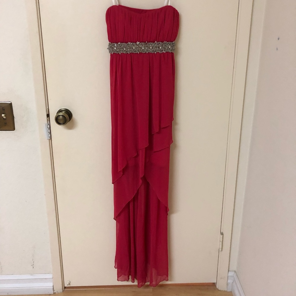 Pink hi-Lo gown